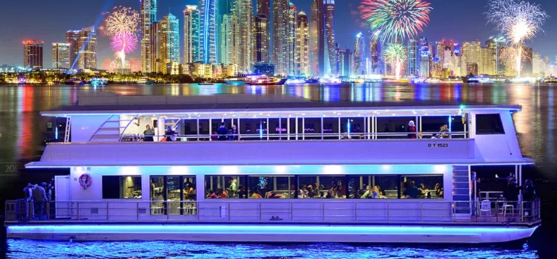 New Year Fire Work at Marina JBR 2026