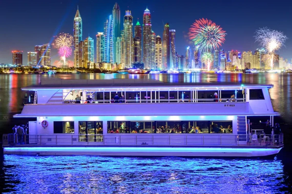 New Year Fire Work at Marina JBR 2026